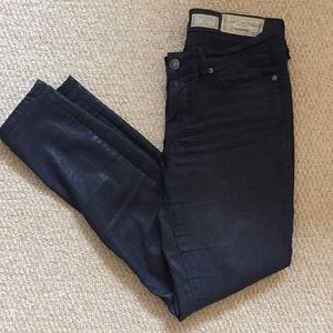 Allsaints wax finish denim